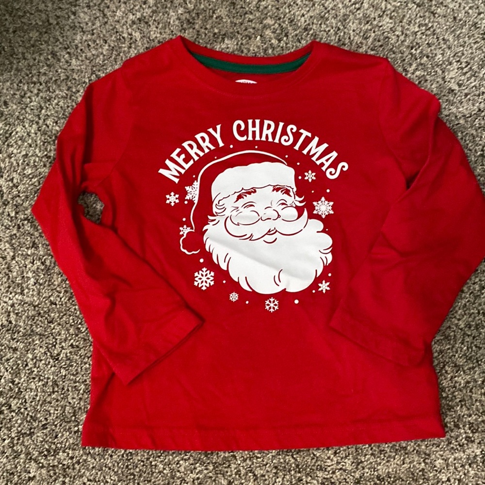 Kids, girl or boy, 5T Christmas long sleeve shirt